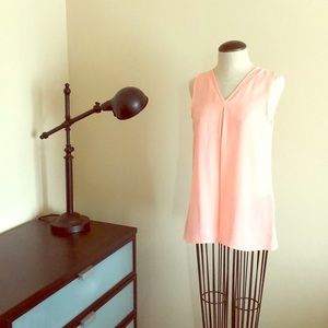 Violet & Claire Sleeveless Double V Tunic